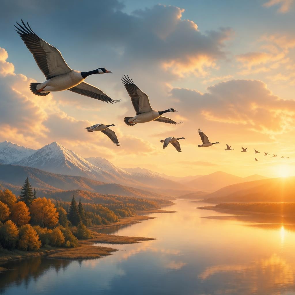 Illustration for the English word “migration”
