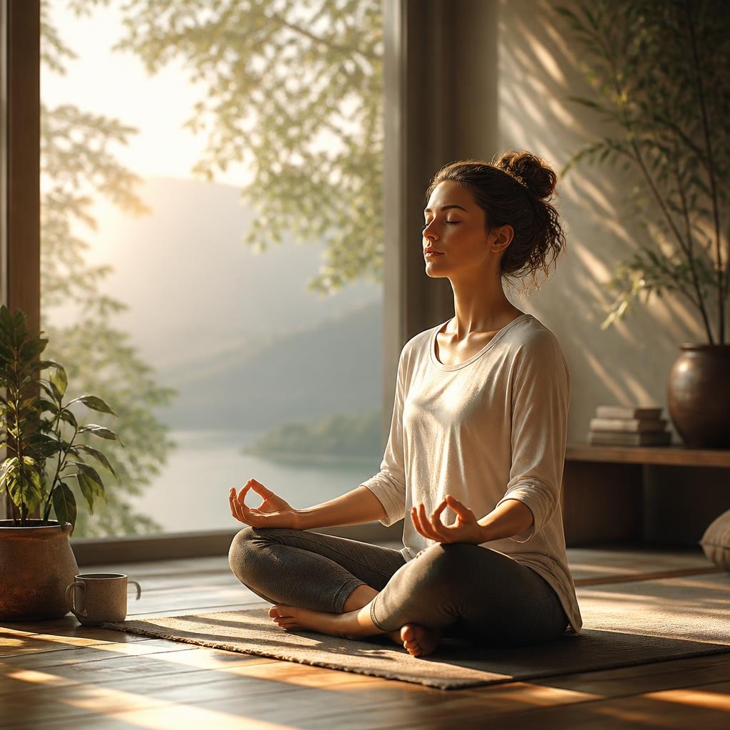 Illustration for the English word “mindfulness”