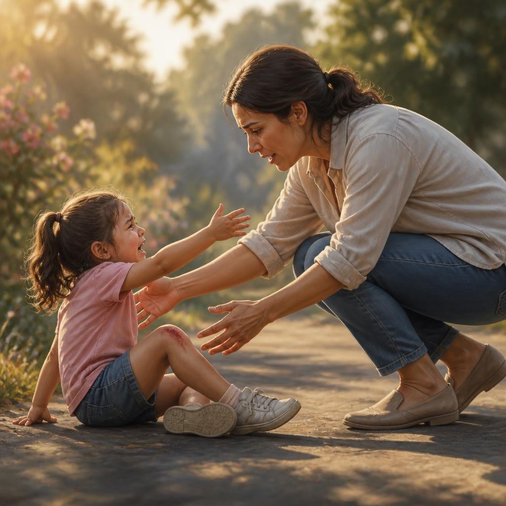 Illustration for the English word “momma”