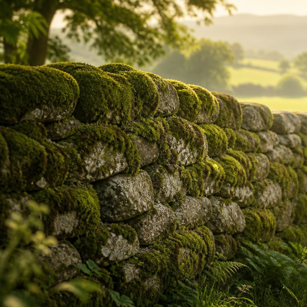 Illustration for the English word “moss”