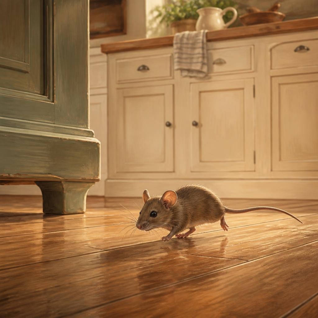 Illustration for the English word “mouse”