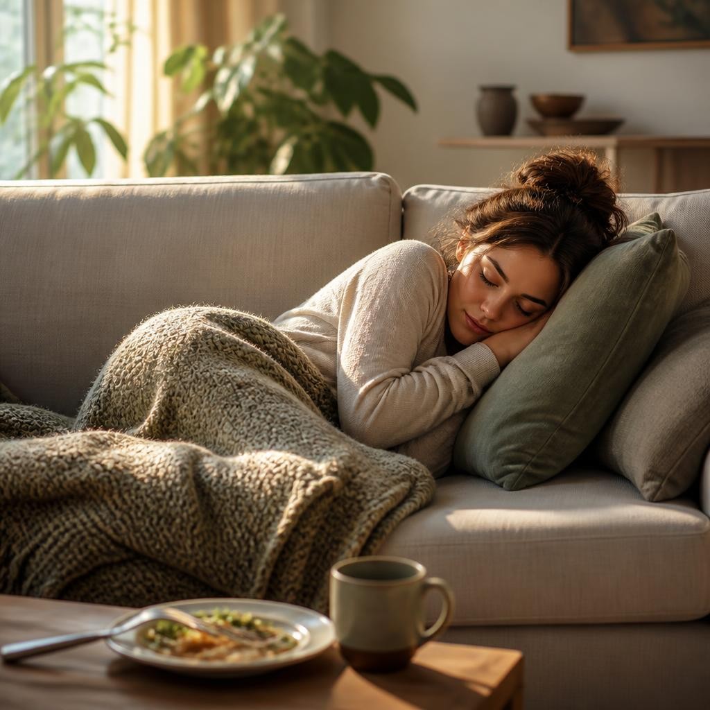 Illustration for the English word “nap”