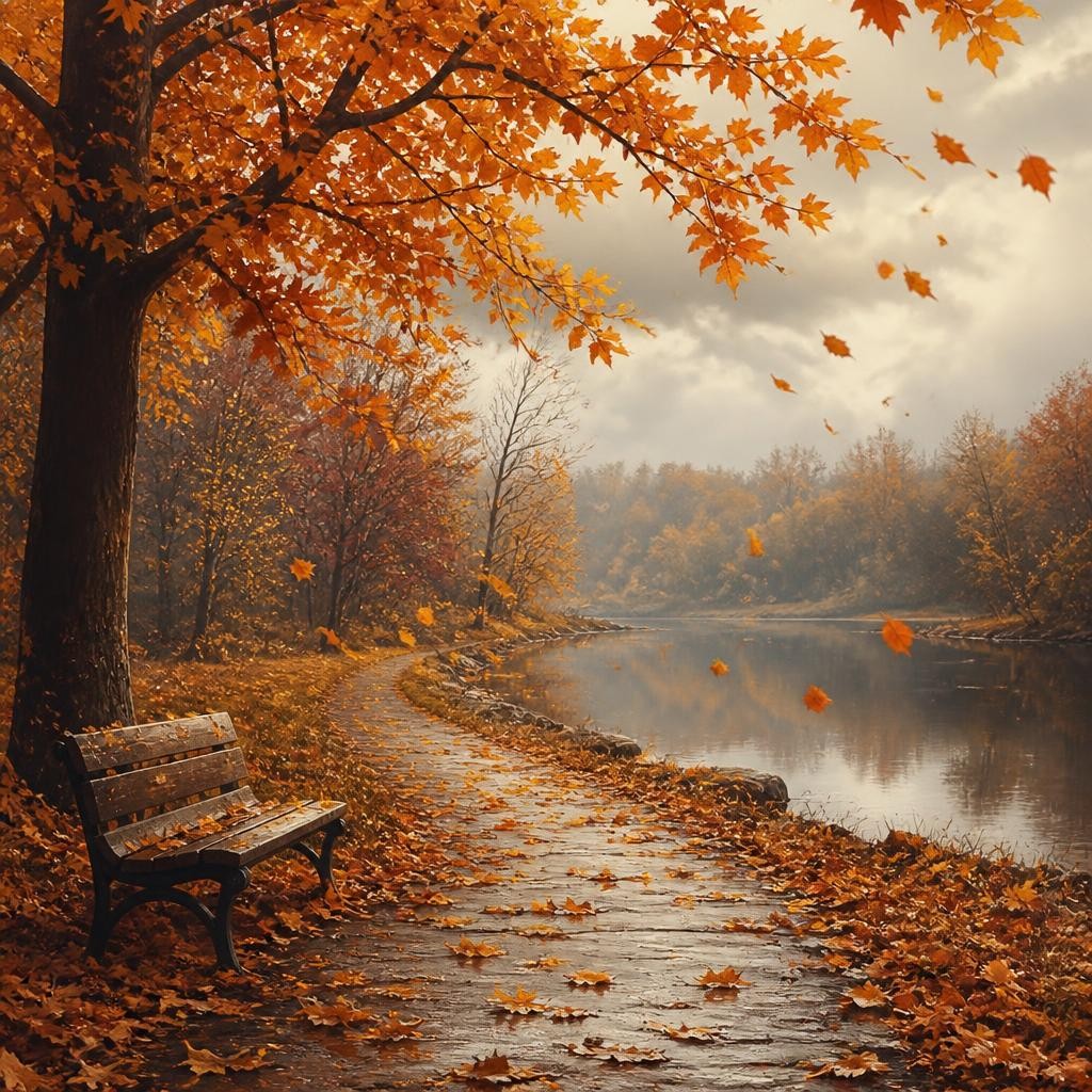 Illustration for the English word “november”