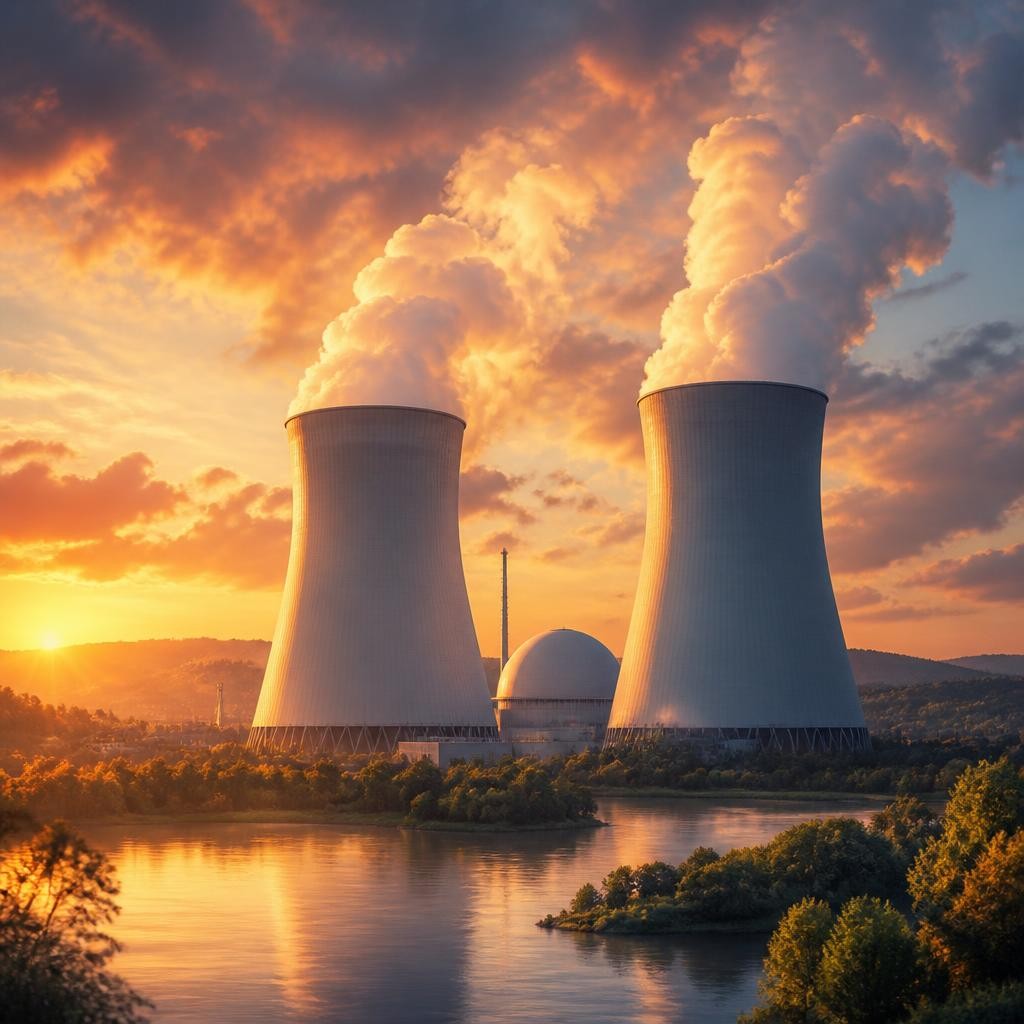 Illustration for the English word “nuclear”