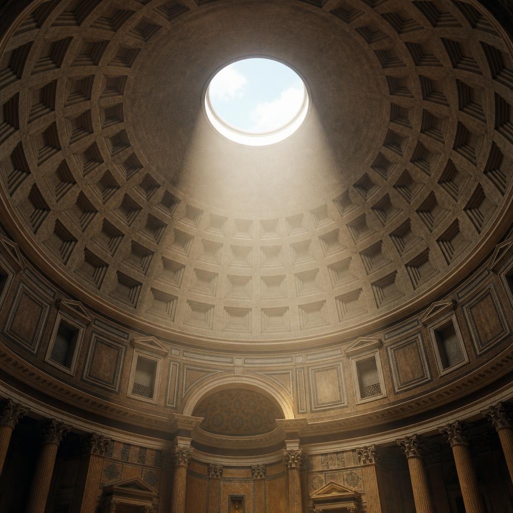 Illustration for the English word “oculus”