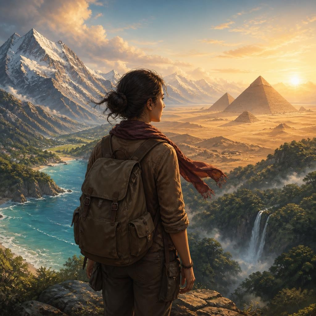 Illustration for the English word “odyssey”