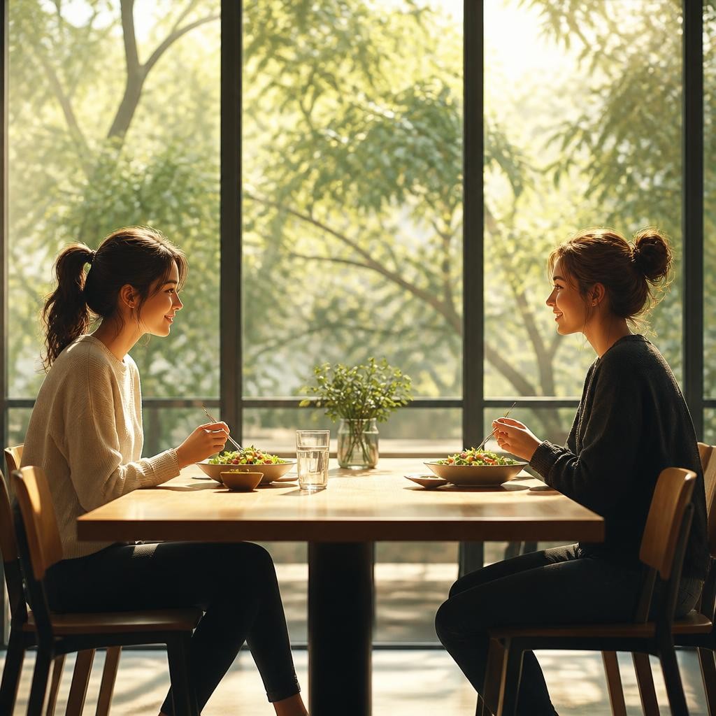 Illustration for the English word “opposite”