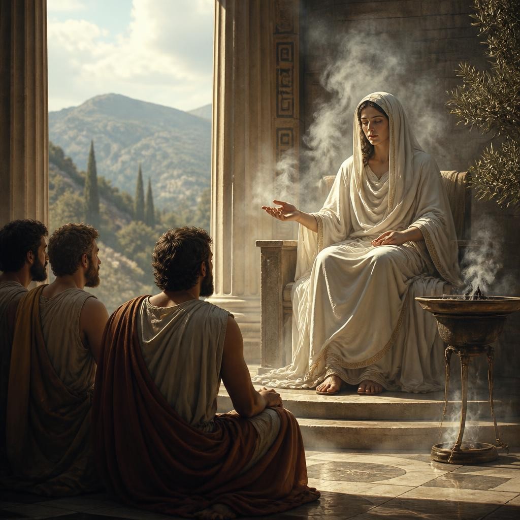 Illustration for the English word “oracle”