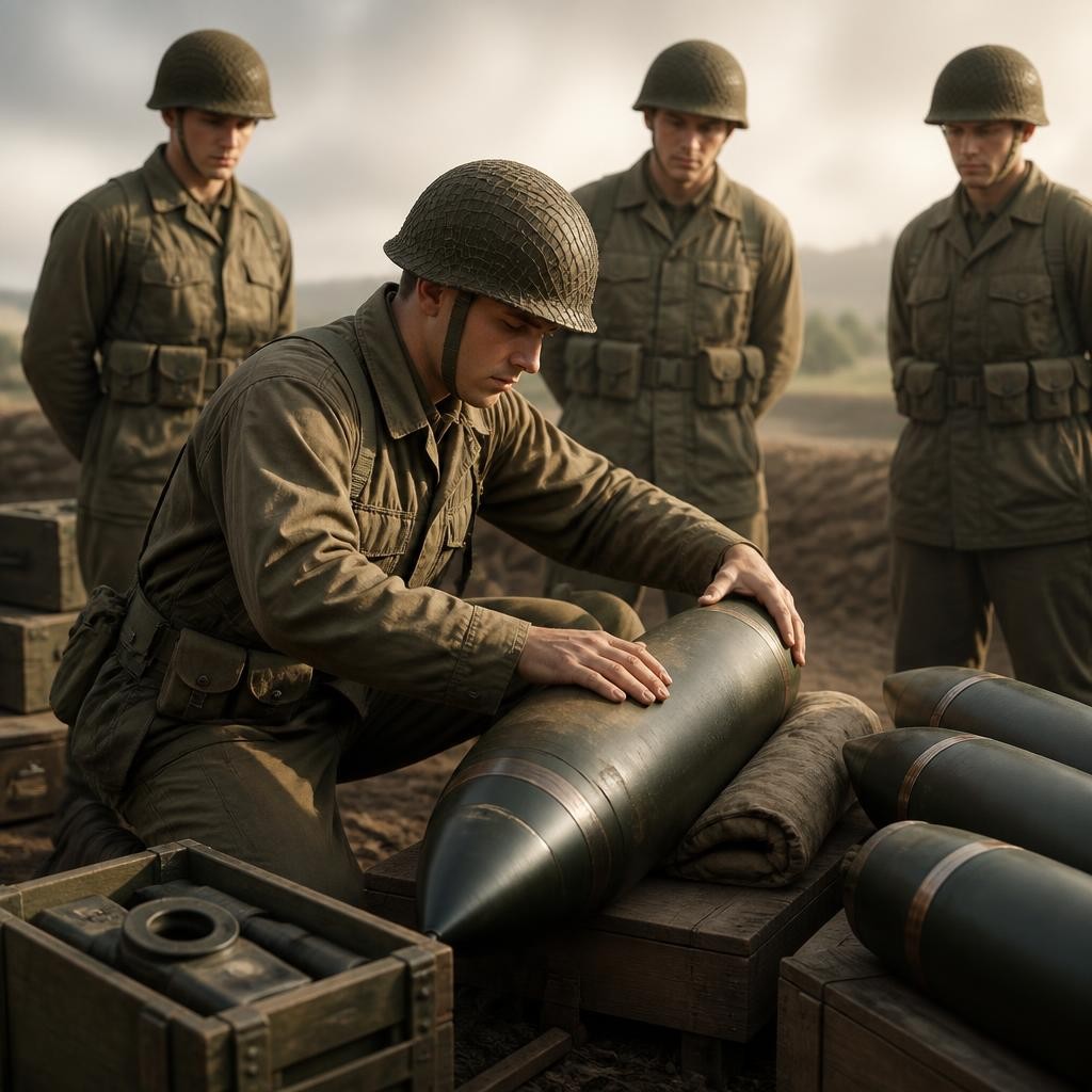 Illustration for the English word “ordnance”