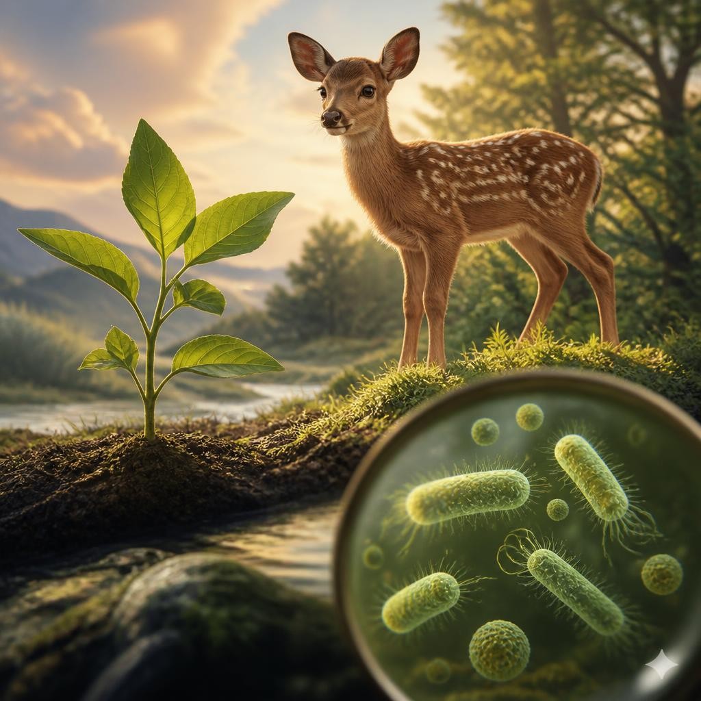 Illustration for the English word “organism”