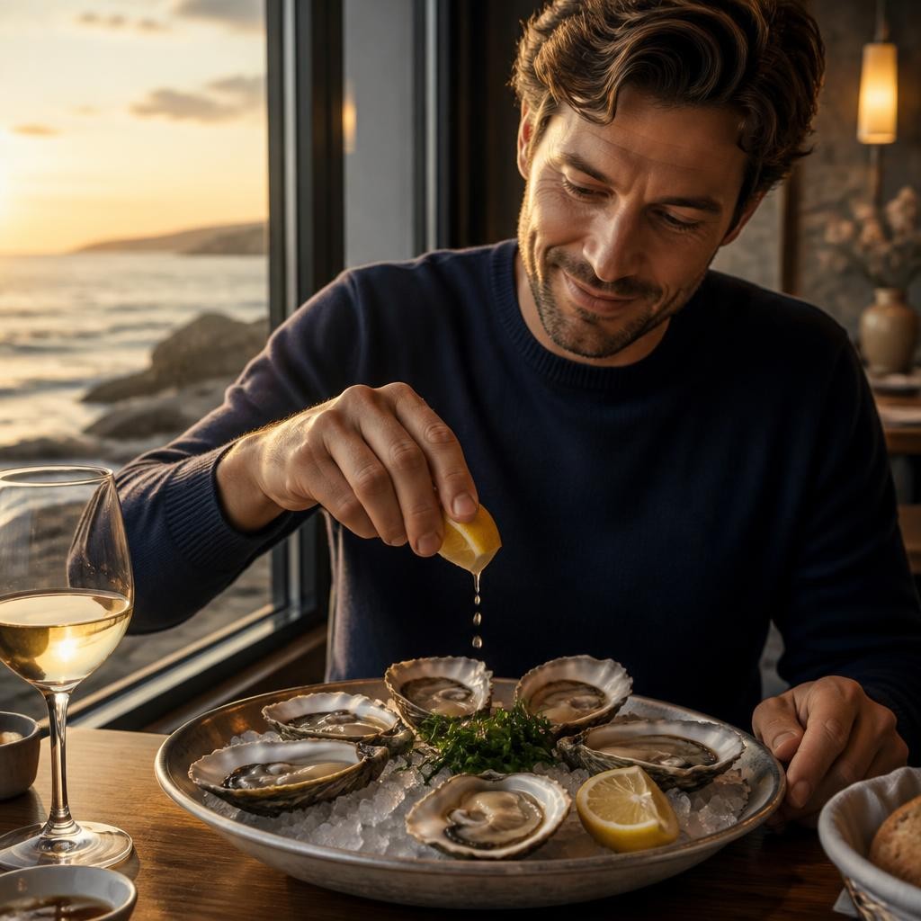 Illustration for the English word “oyster”