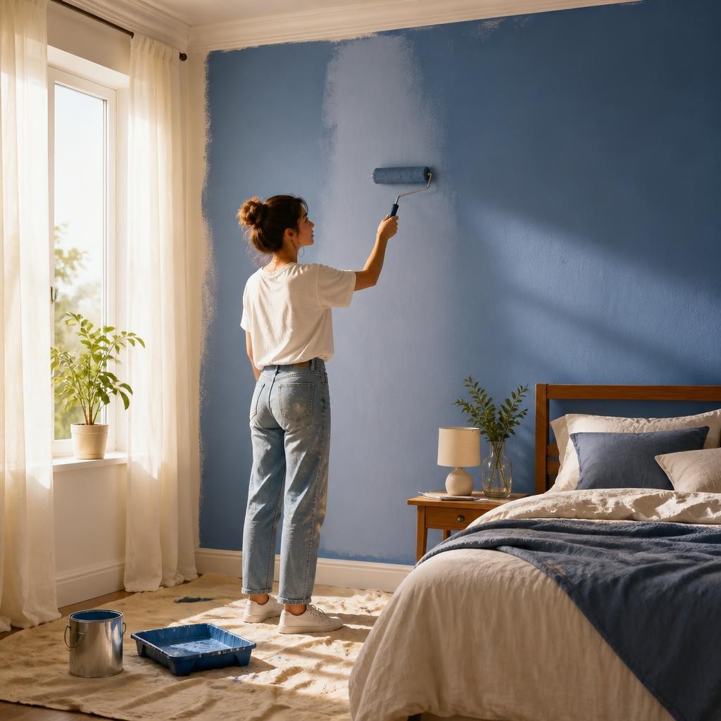 Illustration for the English word “paint”