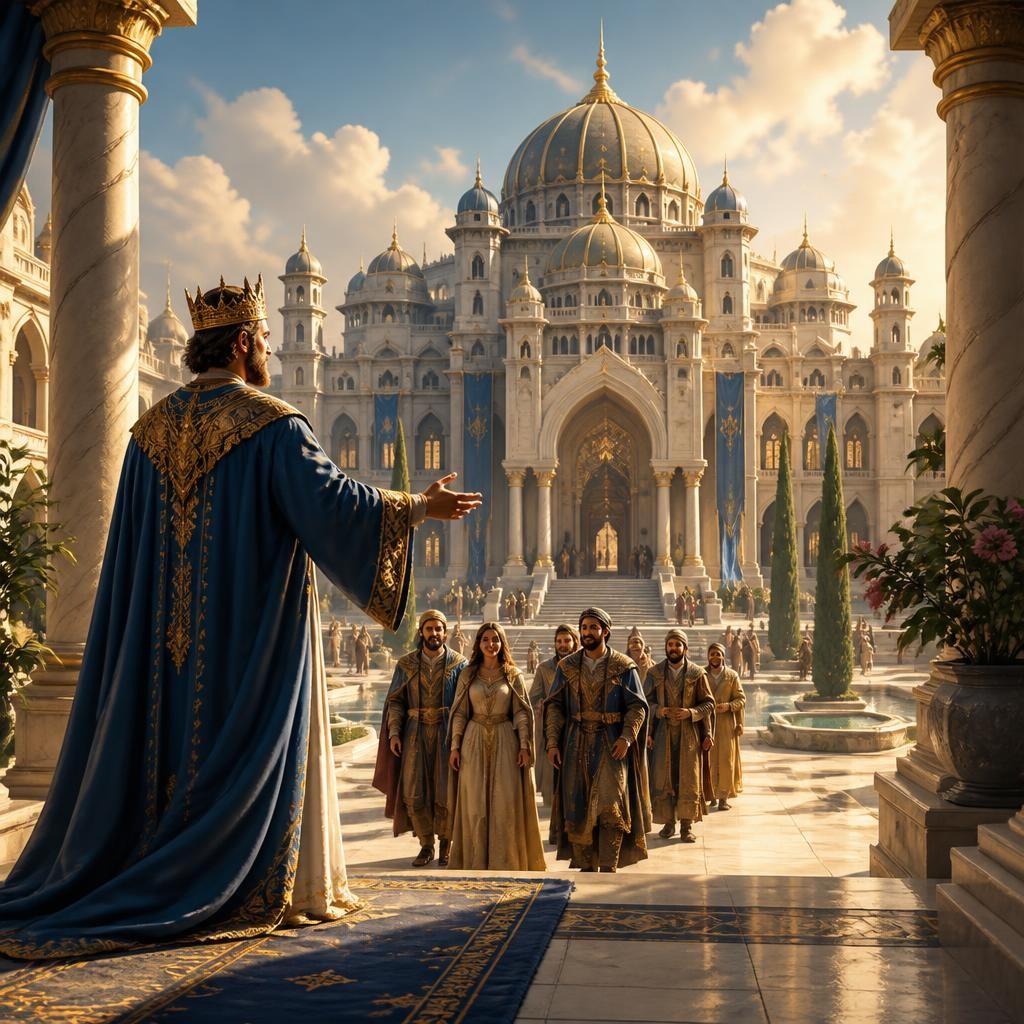 Illustration for the English word “palace”