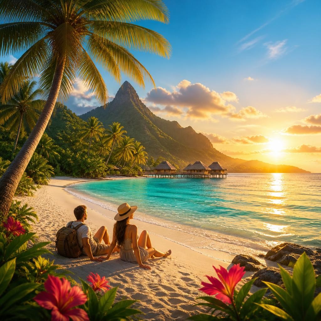 Illustration for the English word “paradise”