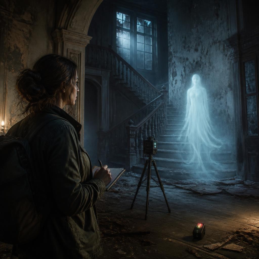 Illustration for the English word “paranormal”