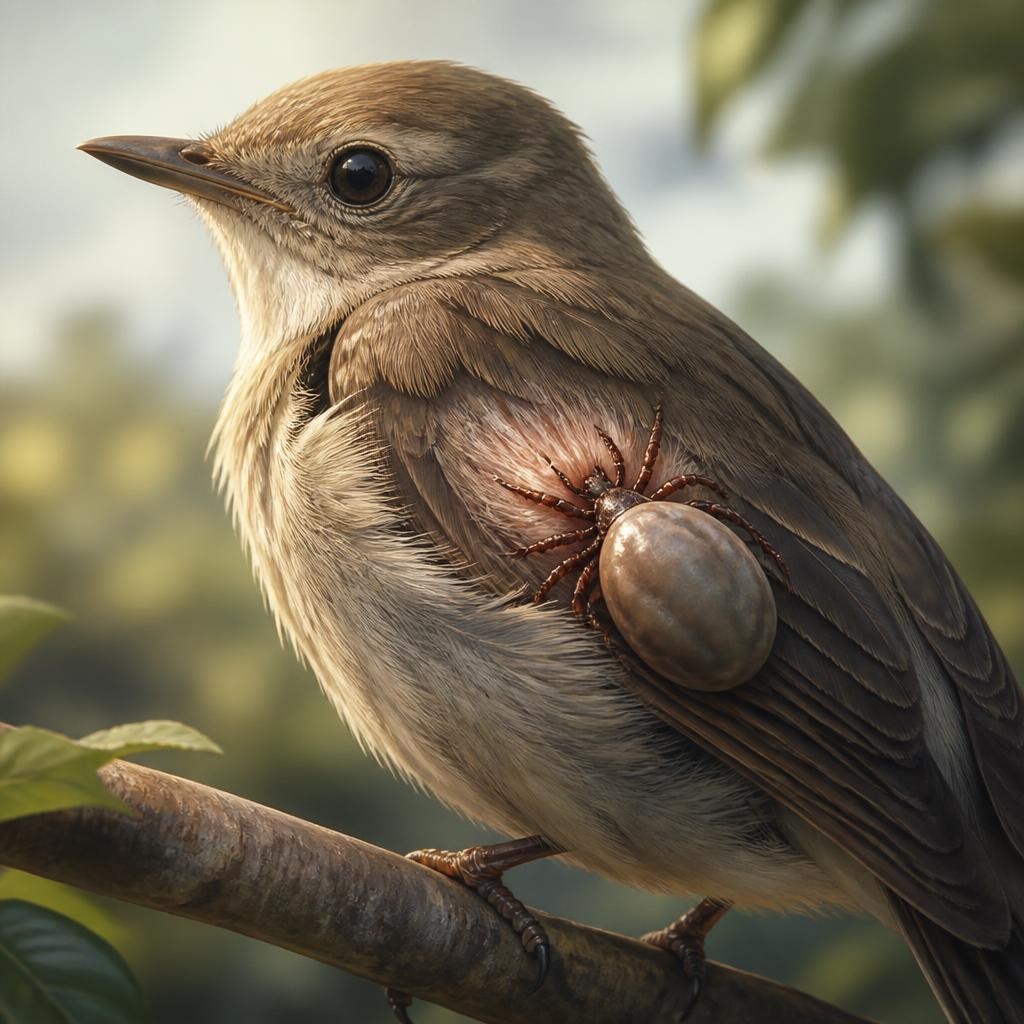 Illustration for the English word “parasite”