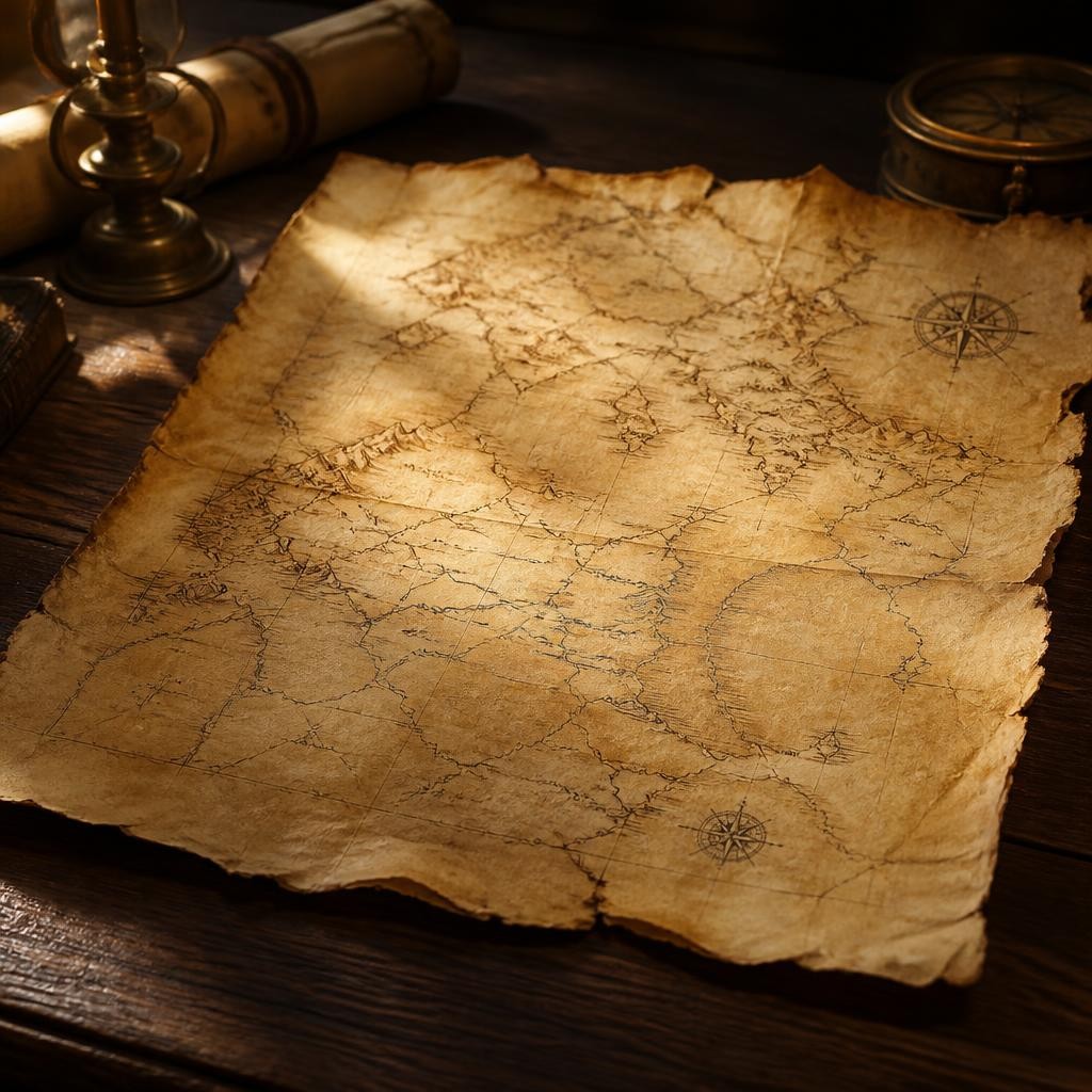 Illustration for the English word “parchment”