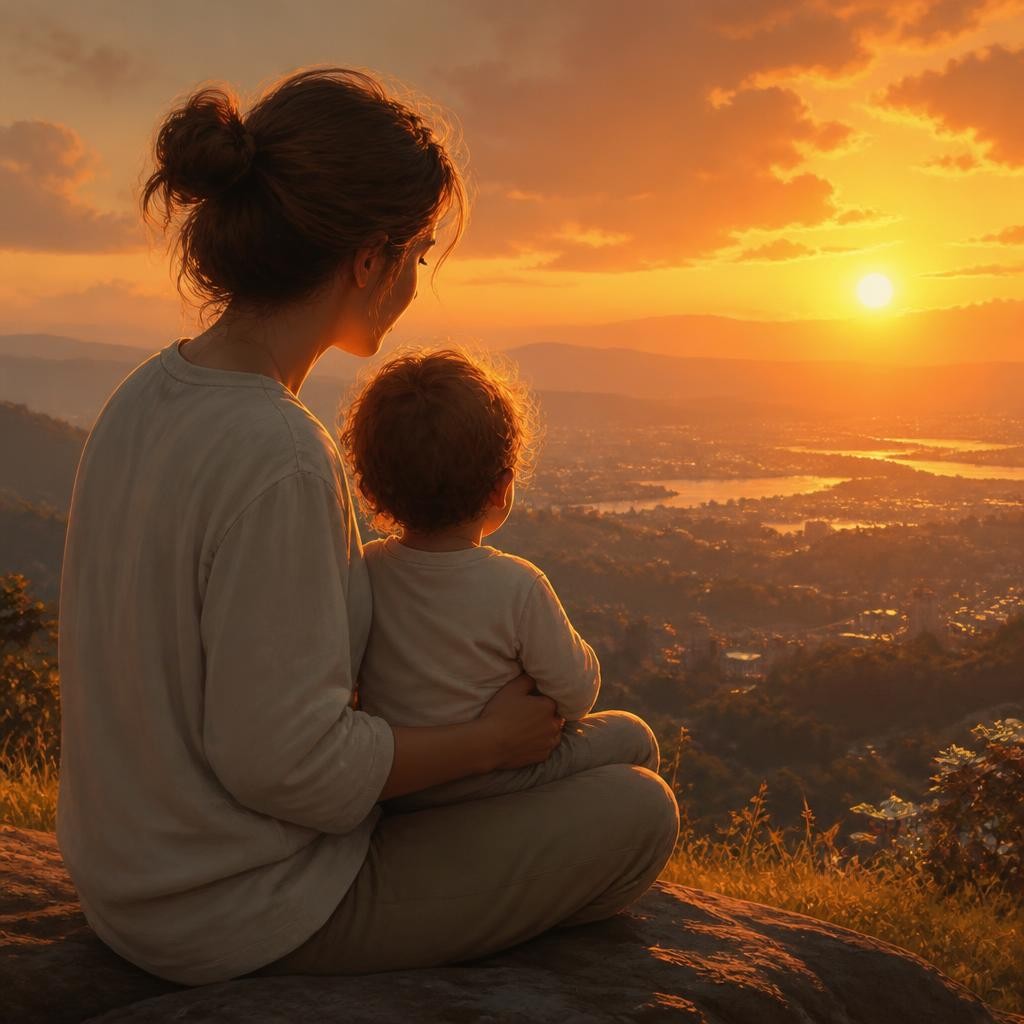 Illustration for the English word “parenthood”