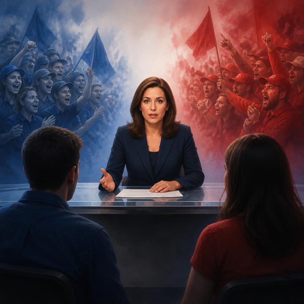 Illustration for the English word “partisan”