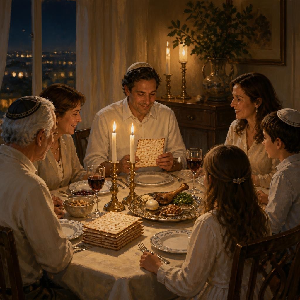 Illustration for the English word “passover”