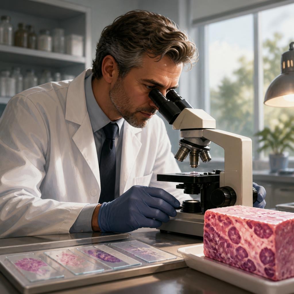 Illustration for the English word “pathology”