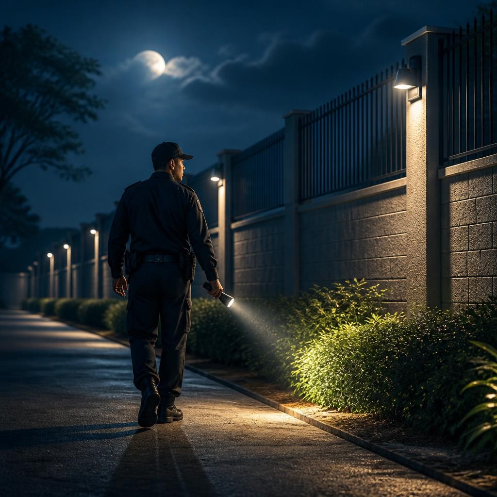 Illustration for the English word “patrol”