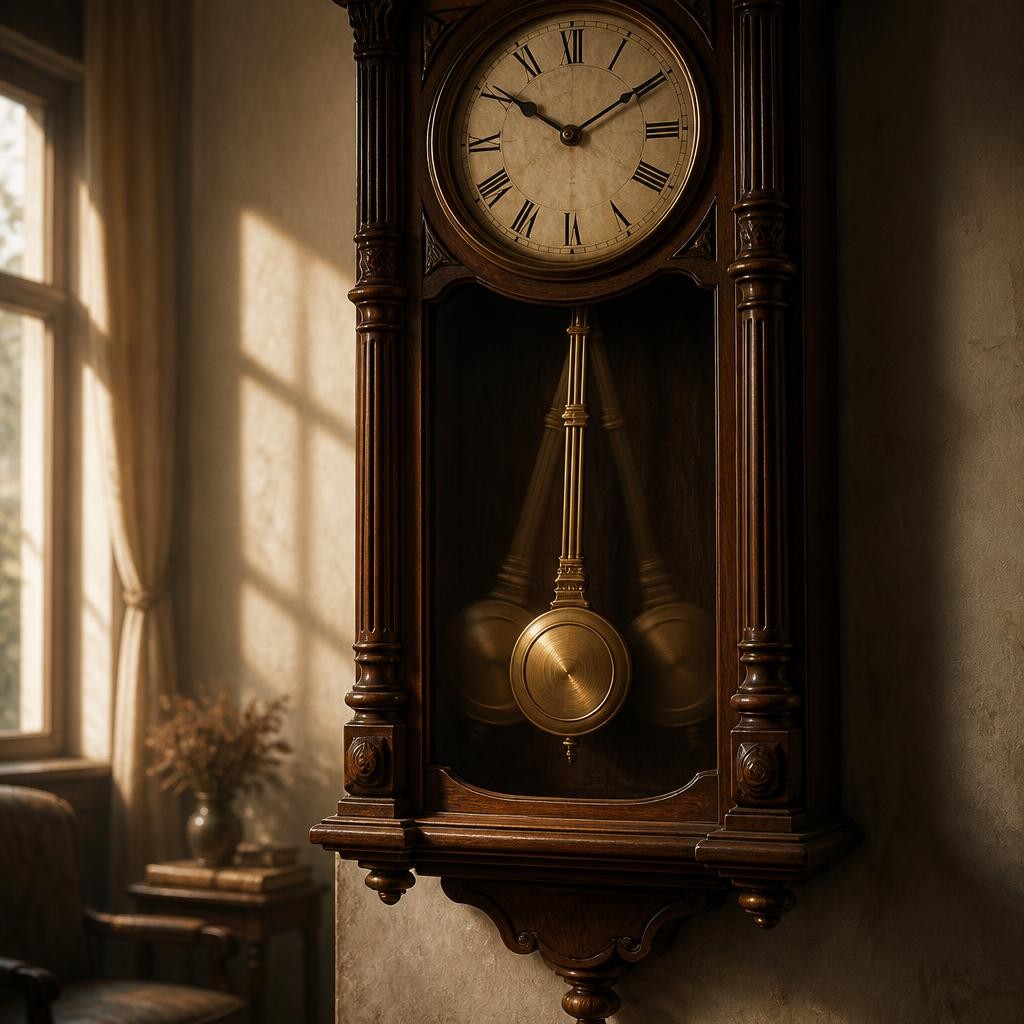 Illustration for the English word “pendulum”