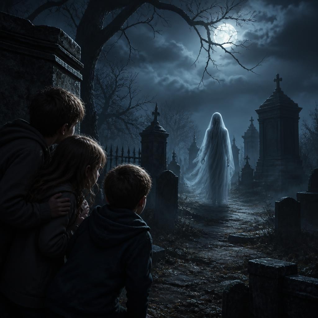 Illustration for the English word “phantom”