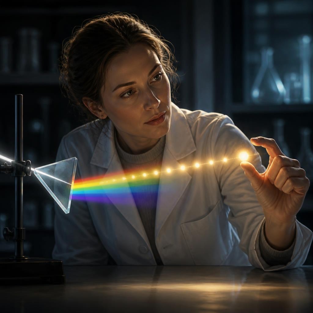 Illustration for the English word “photon”