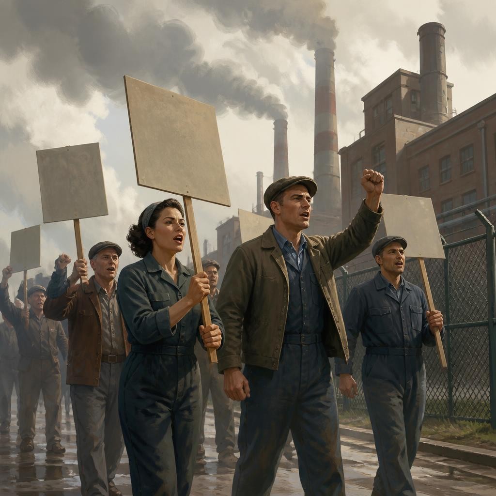 Illustration for the English word “picket”