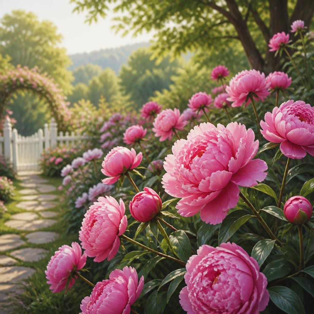 Illustration for the English word “pink”