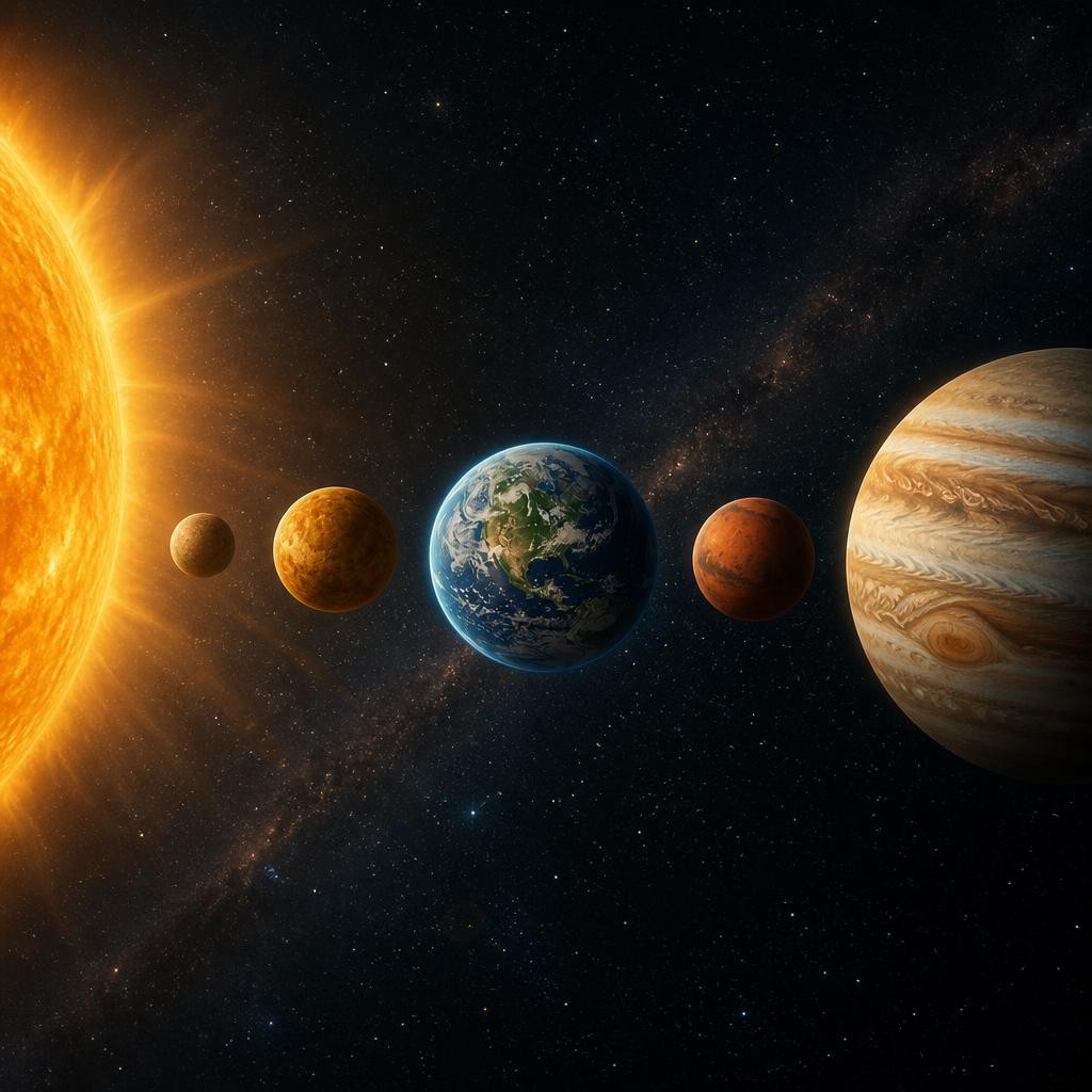 Illustration for the English word “planet”