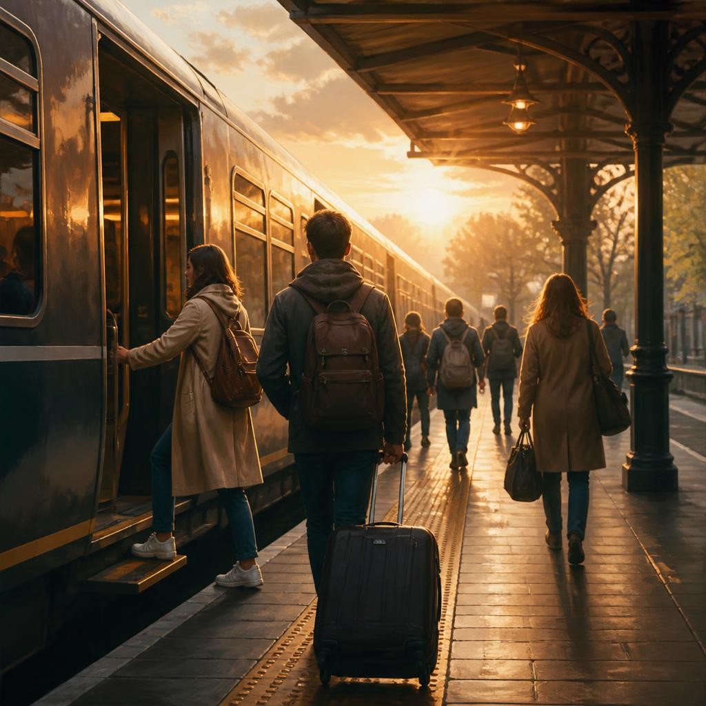 Illustration for the English word “platform”