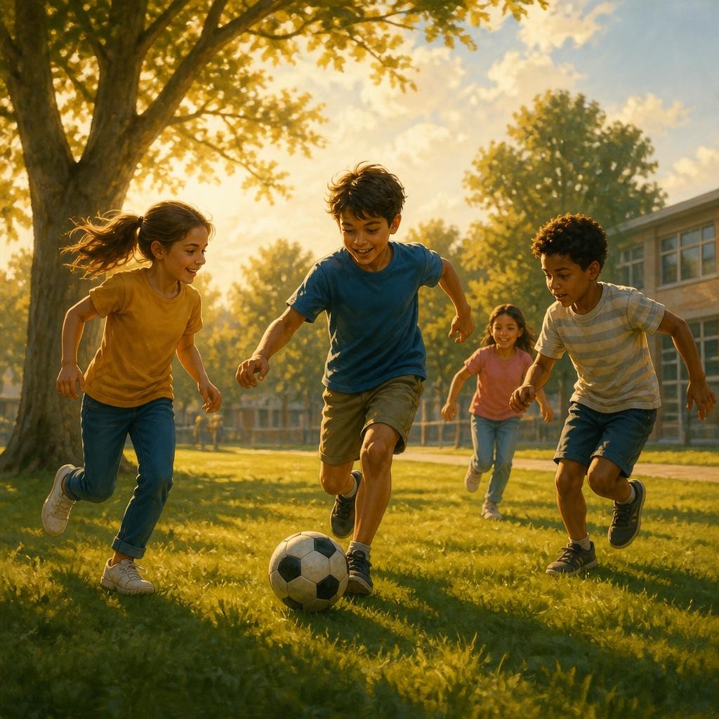 Illustration for the English word “play”