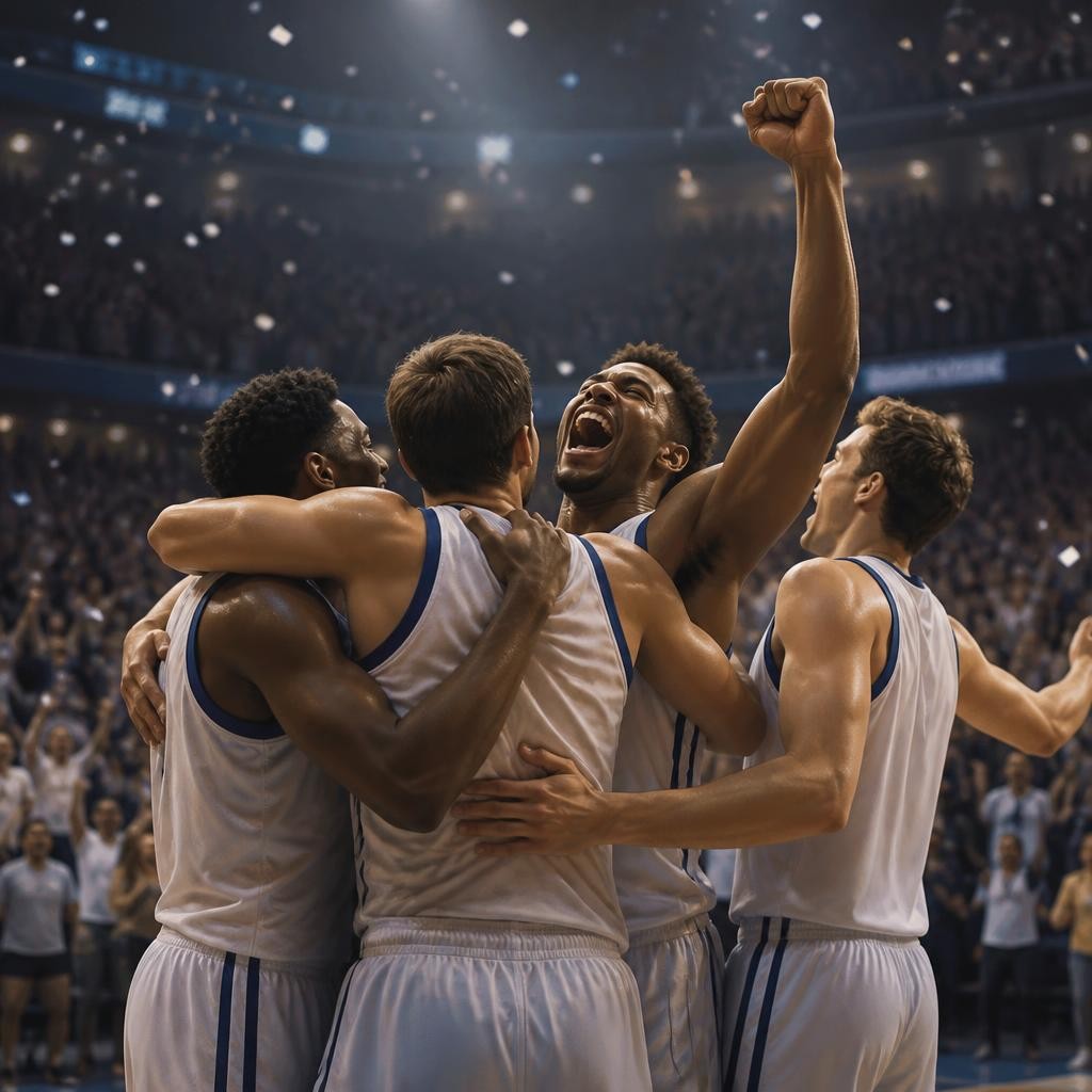 Illustration for the English word “playoff”