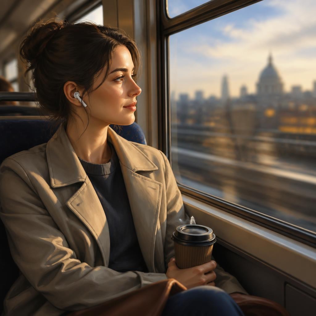 Illustration for the English word “podcasts”