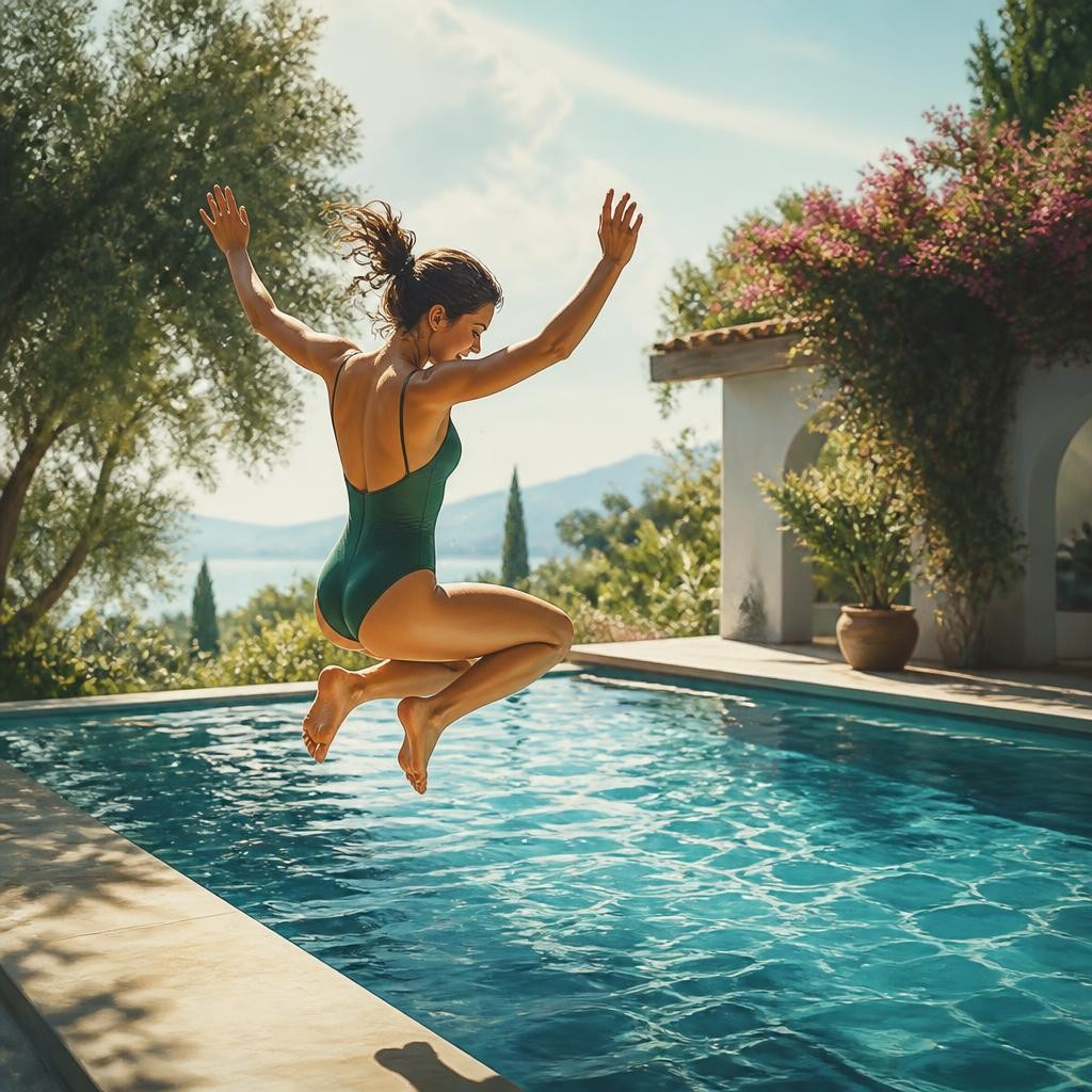 Illustration for the English word “pool”