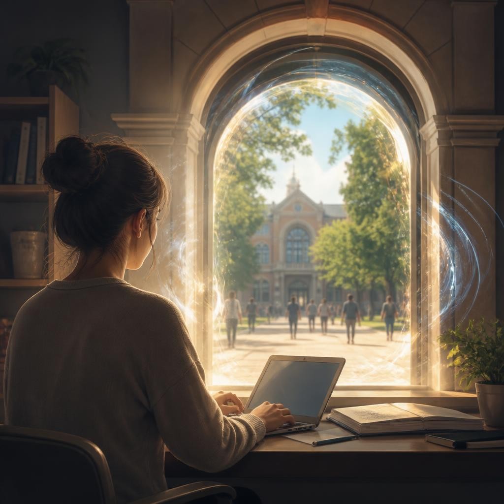 Illustration for the English word “portal”