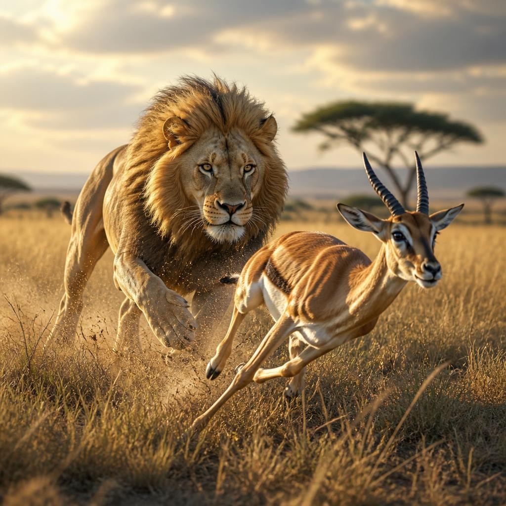 Illustration for the English word “predator”