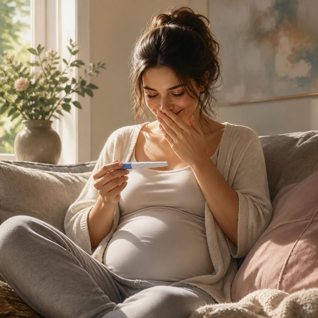 Illustration for the English word “pregnant”