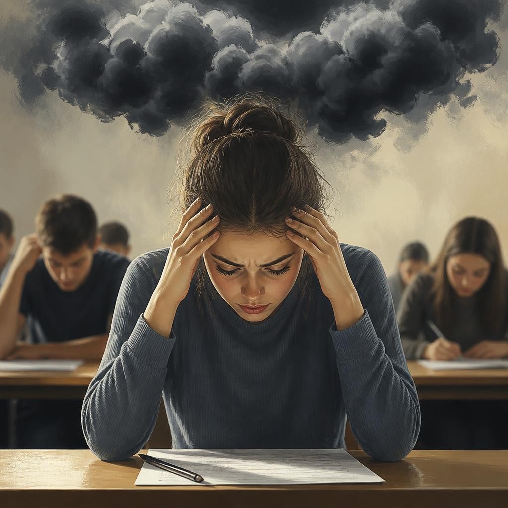 Illustration for the English word “pressure”