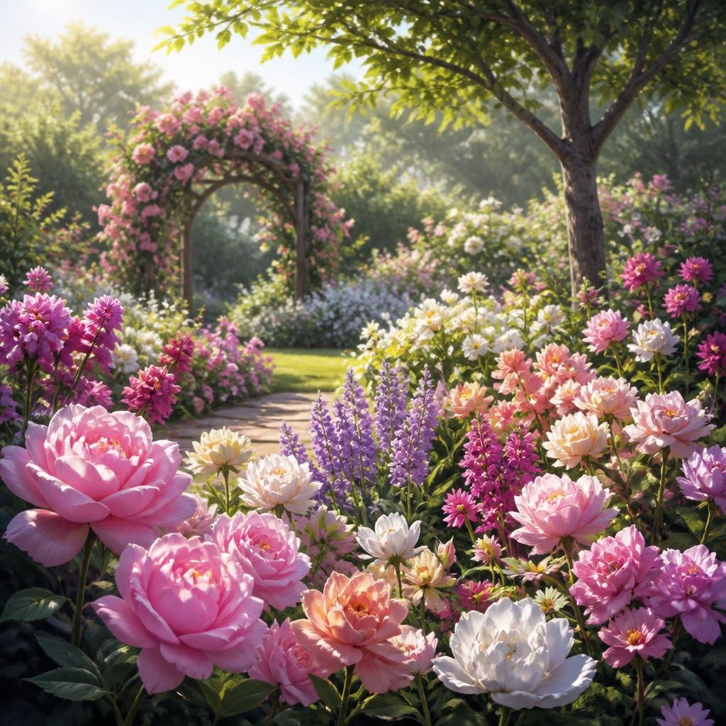 Illustration for the English word “pretty”