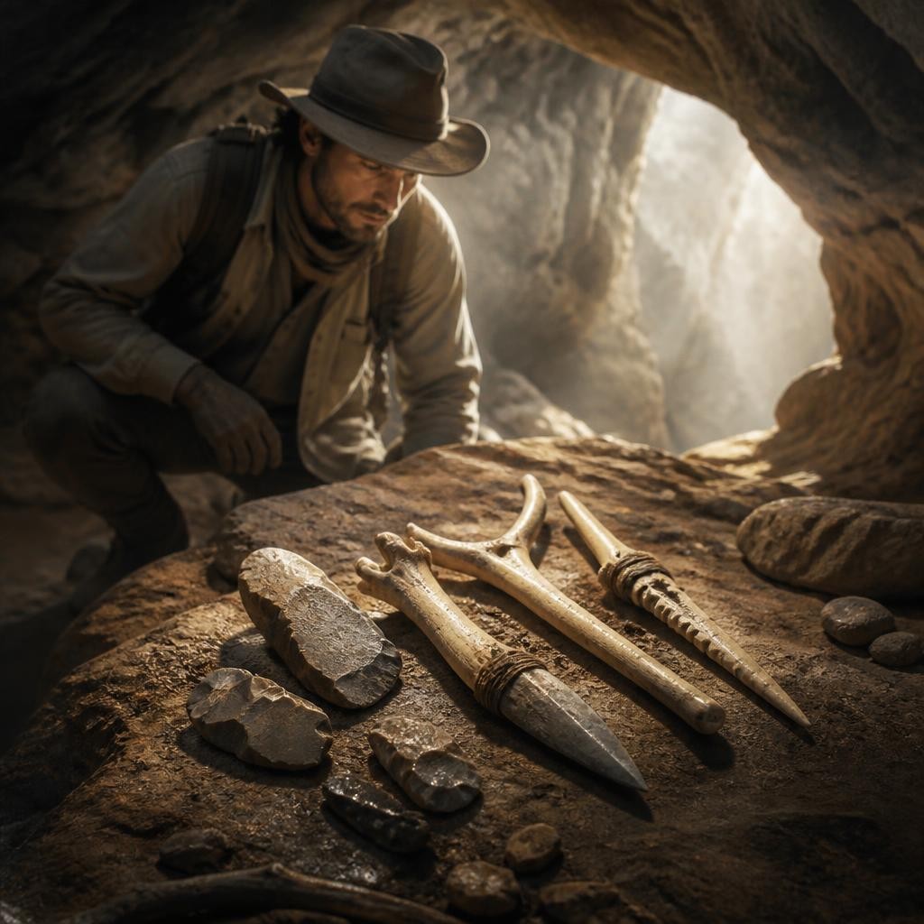 Illustration for the English word “primitive”