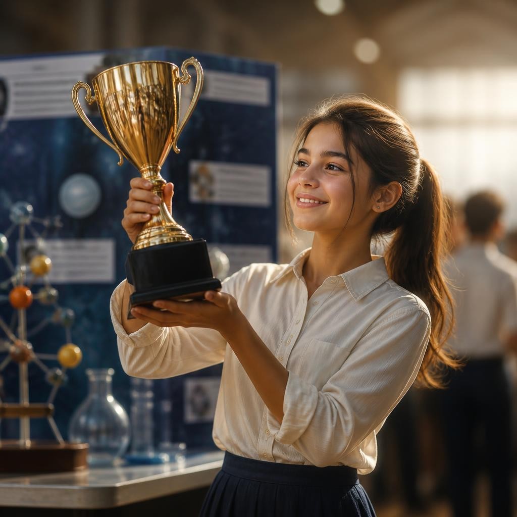 Illustration for the English word “prize”