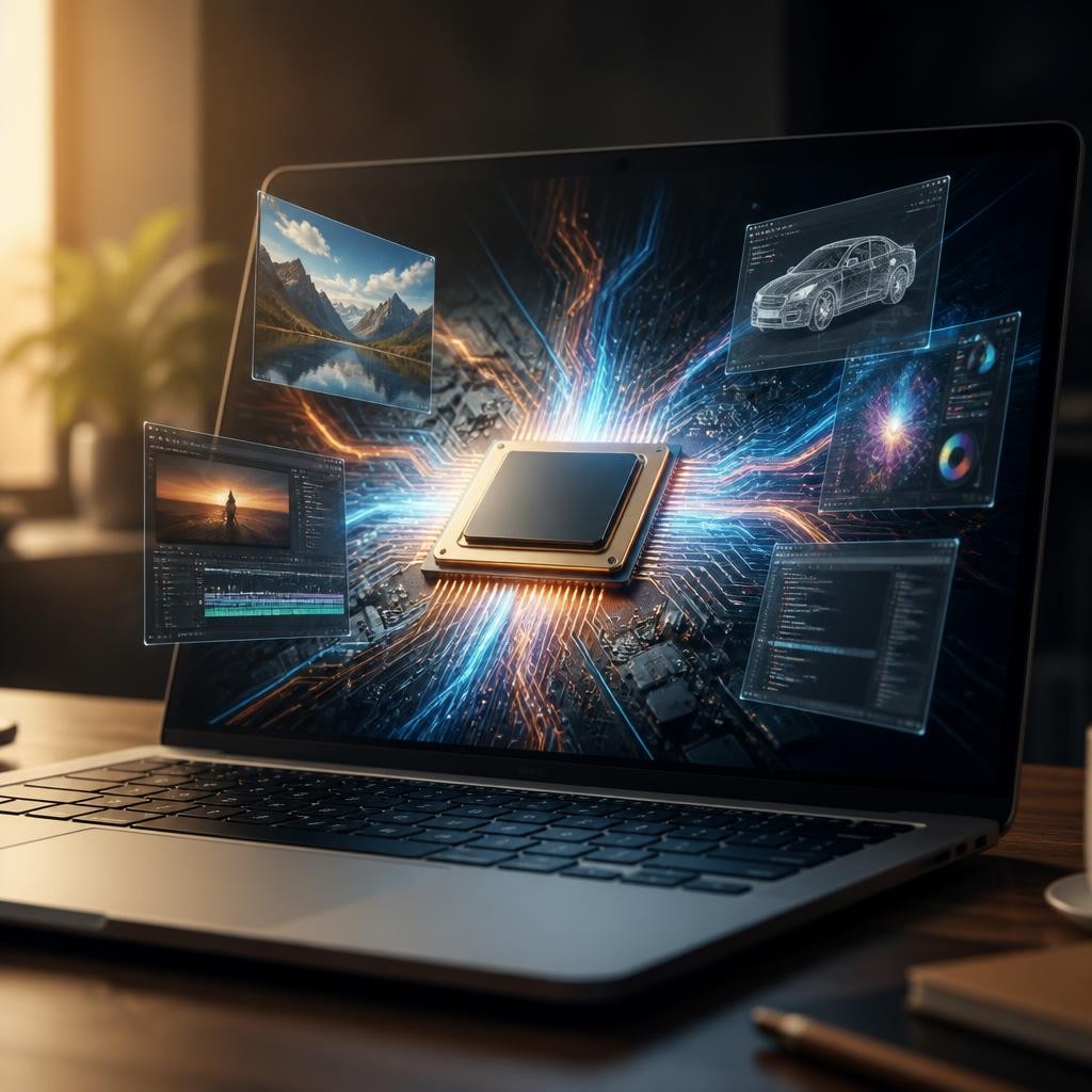 Illustration for the English word “processor”