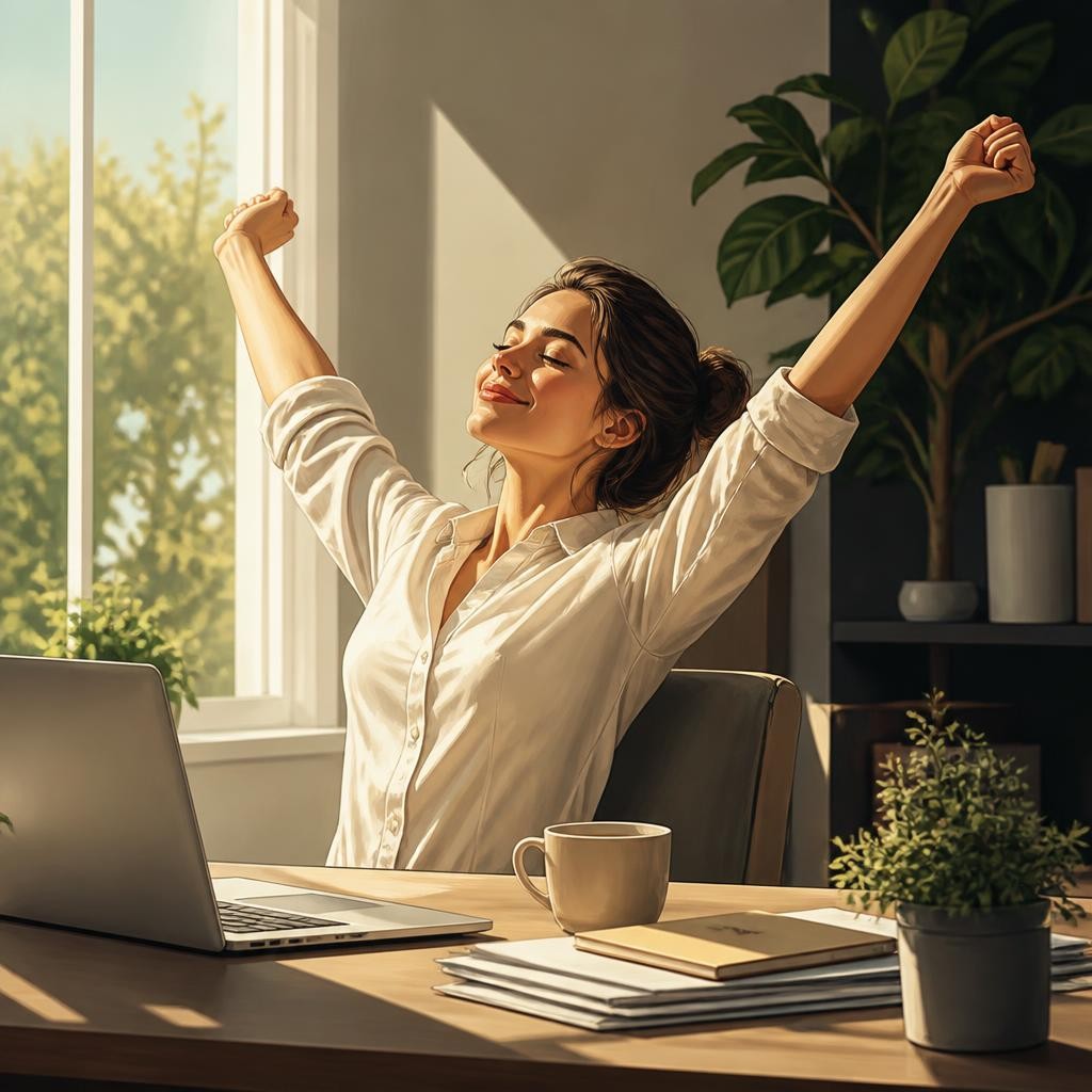Illustration for the English word “productive”
