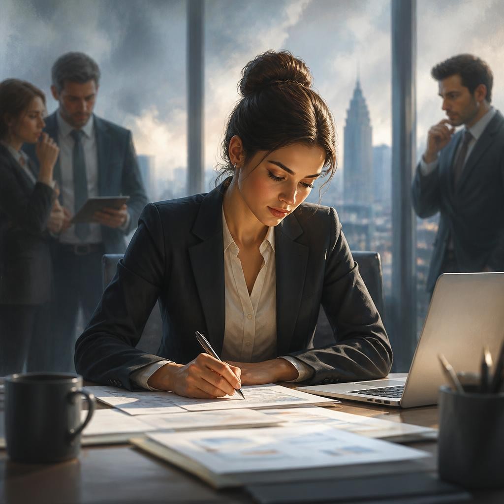 Illustration for the English word “professionalism”