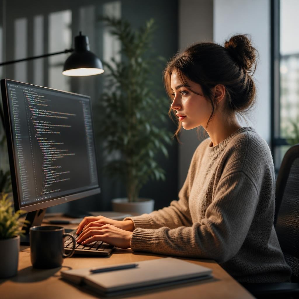 Illustration for the English word “programmer”