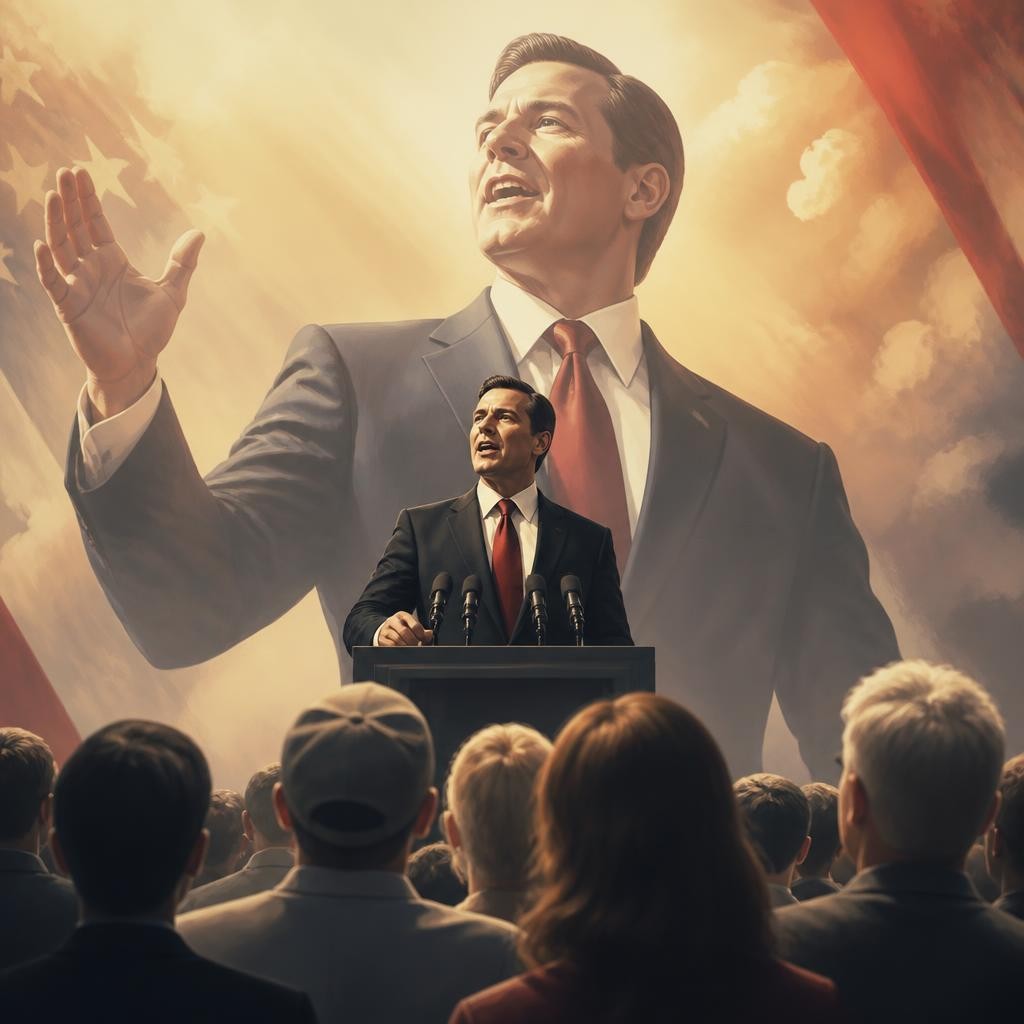 Illustration for the English word “propaganda”