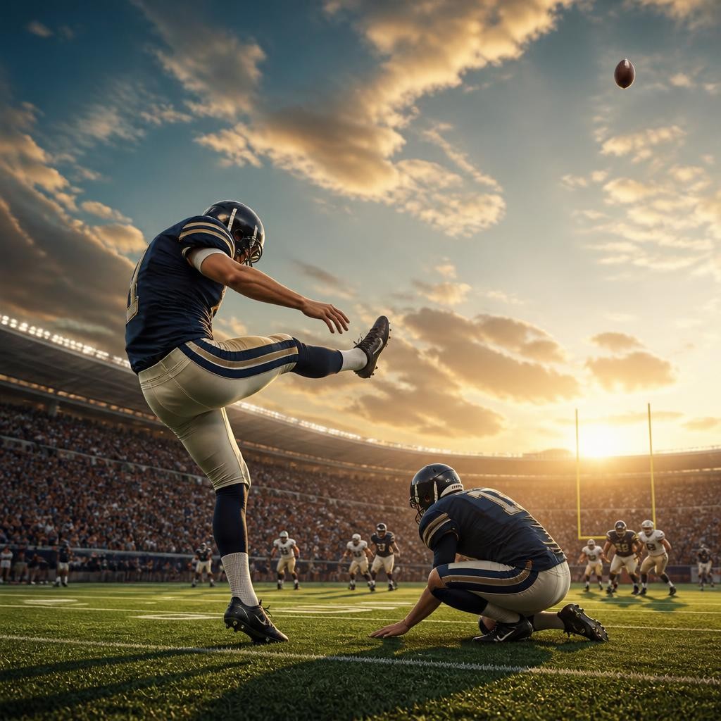 Illustration for the English word “punt”